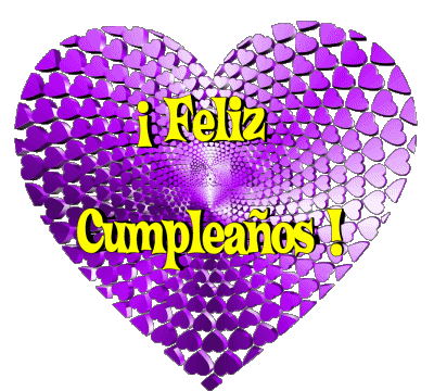008 Corazón Feliz Cumpleaños Español Mensajes 