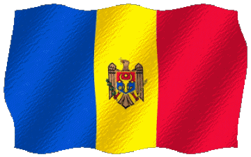 Ondulación Moldavia Europa Banderas 