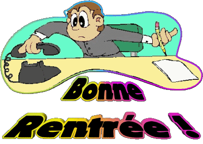 08 Transparenter Hintergrund Bonne Rentrée Französisch Nachrichten 