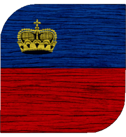 Carré Liechtenstein Europe Drapeaux 