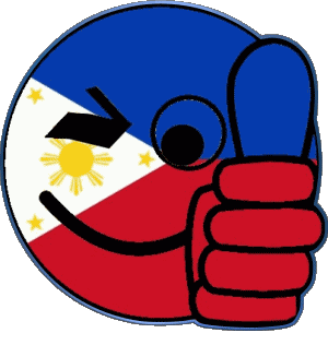 Smiley - OK Philippines Asia Flags 