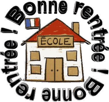 06 Fond Transparent Bonne Rentrée Français Messages 