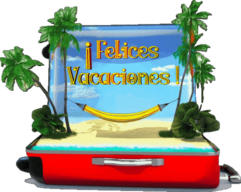 19 Sfondo trasparente Felices Vacaciones Spagnolo Messagi 