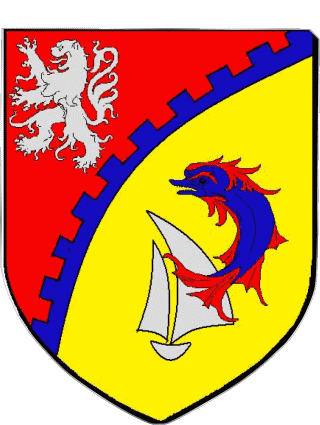 Blazon-Blazon DECINES CHARPIEU 69 Departments - Cities France Flags 