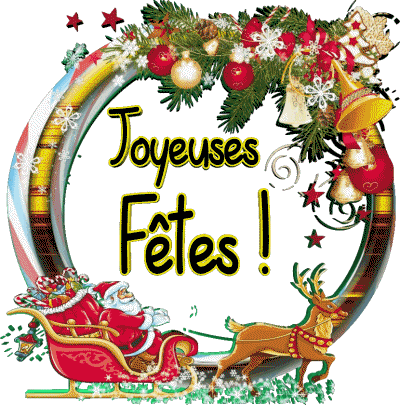 Serie 04 Joyeuses Fêtes (Noël) Francese Messagi 
