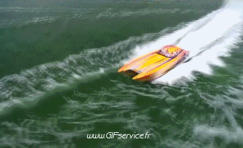 Offshore Power Boat Bateaux Transports Humour - Fun 