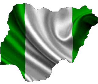 Map Nigeria Africa Flags 