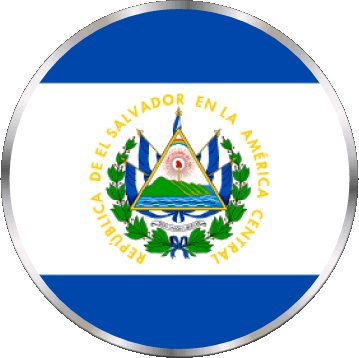 Runde Salvador Amerika Fahnen 