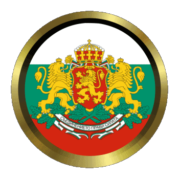 Rond - Anneaux Bulgarie Europe Drapeaux 