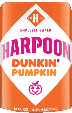 Dunkin' Pumpkin-Dunkin' Pumpkin Harpoon Brewery USA Birre Bevande 