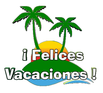 01 Transparent Background Felices Vacaciones Spanish Messages 