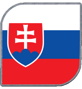 Carré Slovaquie Europe Drapeaux 