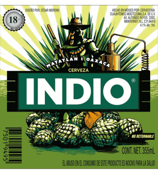 Indio Mexico Beers Drinks 