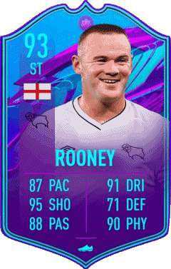 Wayne Rooney Angleterre F I F A - Joueurs Cartes Jeux Vidéo Multi Média 
