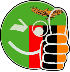 Smiley - OK Zambie Afrique Drapeaux 
