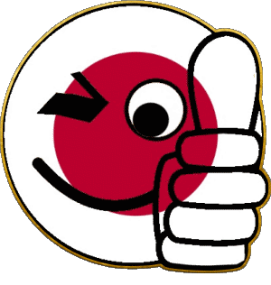 Smiley - OK Japan Asia Flags 