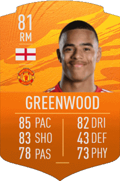Mason Greenwood England F I F A - Card Players Video Games Multi Media 