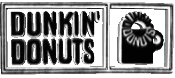 1970-1970 Dunkin Donuts Comida Rápida - Restaurante - Pizza Comida 
