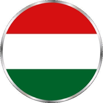 Tondo Ungheria Europa Bandiere 