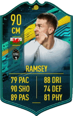 Aaron Ramsey Gales F I F A - Jugadores  cartas Vídeo Juegos Multimedia 