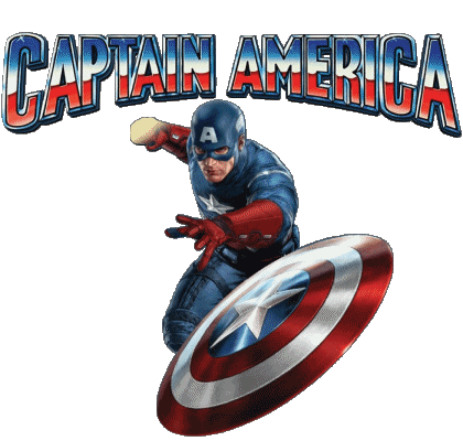 Logo Captain America Películas Internacional Multimedia 