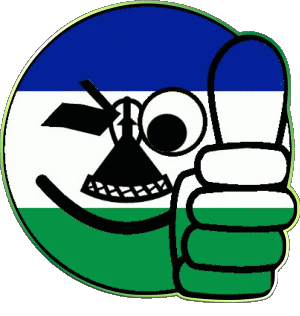 Faccina - OK Lesotho Africa Bandiere 