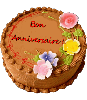 005 Gateaux Bon Anniversaire Francese Messagi 