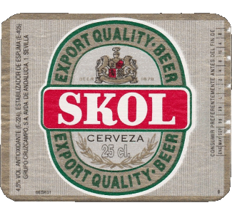Skol Brasile Birre Bevande 