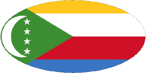 Divers Comores Afrique Drapeaux 