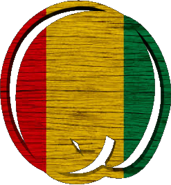 Form 02 Guinea Afrika Fahnen 