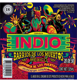 Indio Mexico Cervezas Bebidas 