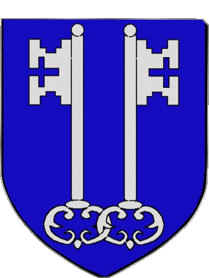 Blasone-Blasone ARGENTAT 19 Dipartimenti - Città Francia Bandiere 