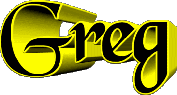 Greg G MASCULINE -  UK - USA - IRL - AUS - NZ First Names 