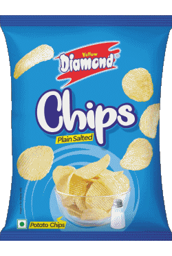 Yellow Diamond Indien Chips - Snack - Crips Essen 