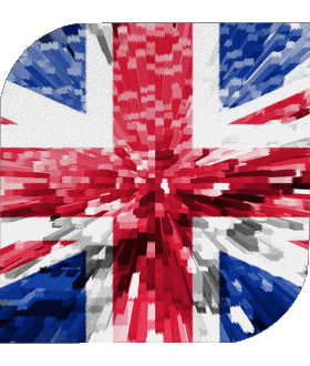 Quadrato UK Europa Bandiere 