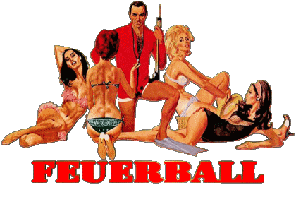 Logo Allemand Operation Tonnerre James Bond 007 Cinéma International Multi Média 