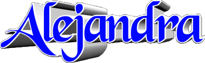 Alejandra A FEMININE - Spain First Names 