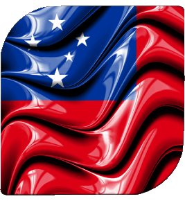 Plaza Samoa Oceanía Banderas 