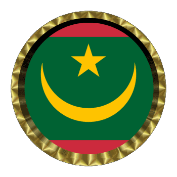 Rotondo - Anelli Mauritania Africa Bandiere 