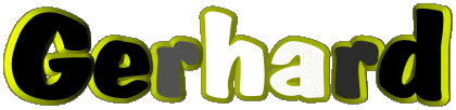 Gerhard G MASCULINO - Alemania Nombre 