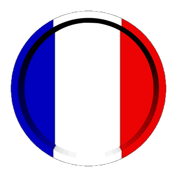 Round - Rings National France Flags 