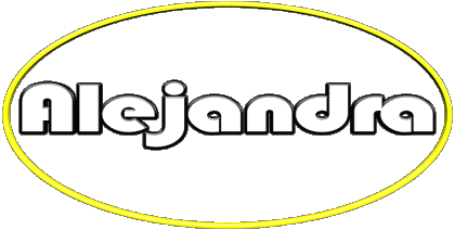 Alejandra A WEIBLICH - Spanien Vorname 