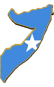Map Somalia Africa Flags 