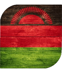 Carré Malawi Afrique Drapeaux 