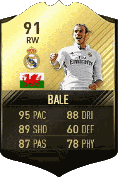 Gareth Bale Galles F I F A - Giocatori carte Videogiochi Multimedia 