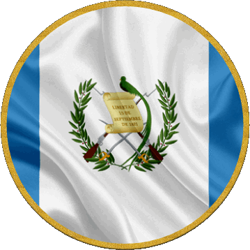 Runde Guatemala Amerika Fahnen 