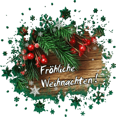 Serie 14 Fröhliche  Weihnachten Allemand Messages 