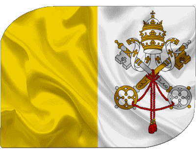 Rectangle Vatican Europe Drapeaux 