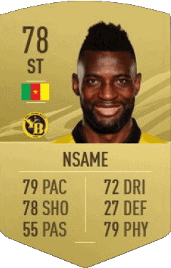 Jean-Pierre Nsame Camerun F I F A - Giocatori carte Videogiochi Multimedia 
