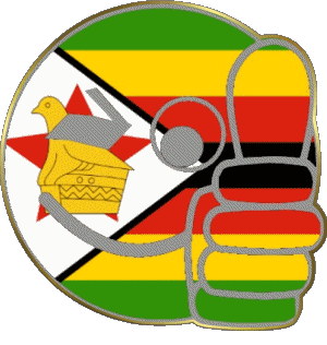 Faccina - OK Zimbabwe Africa Bandiere 